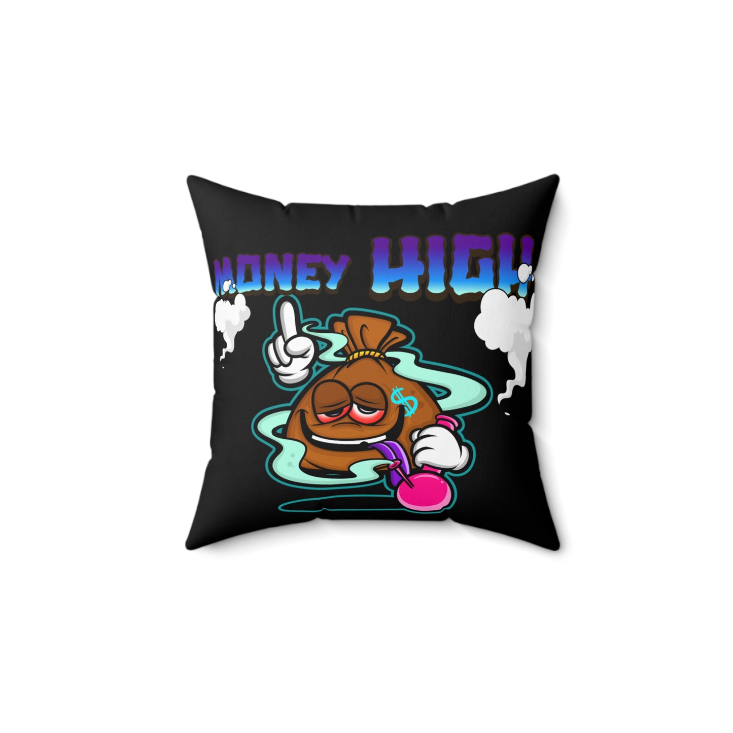 "Moneyhgh" Polyester Square Pillow