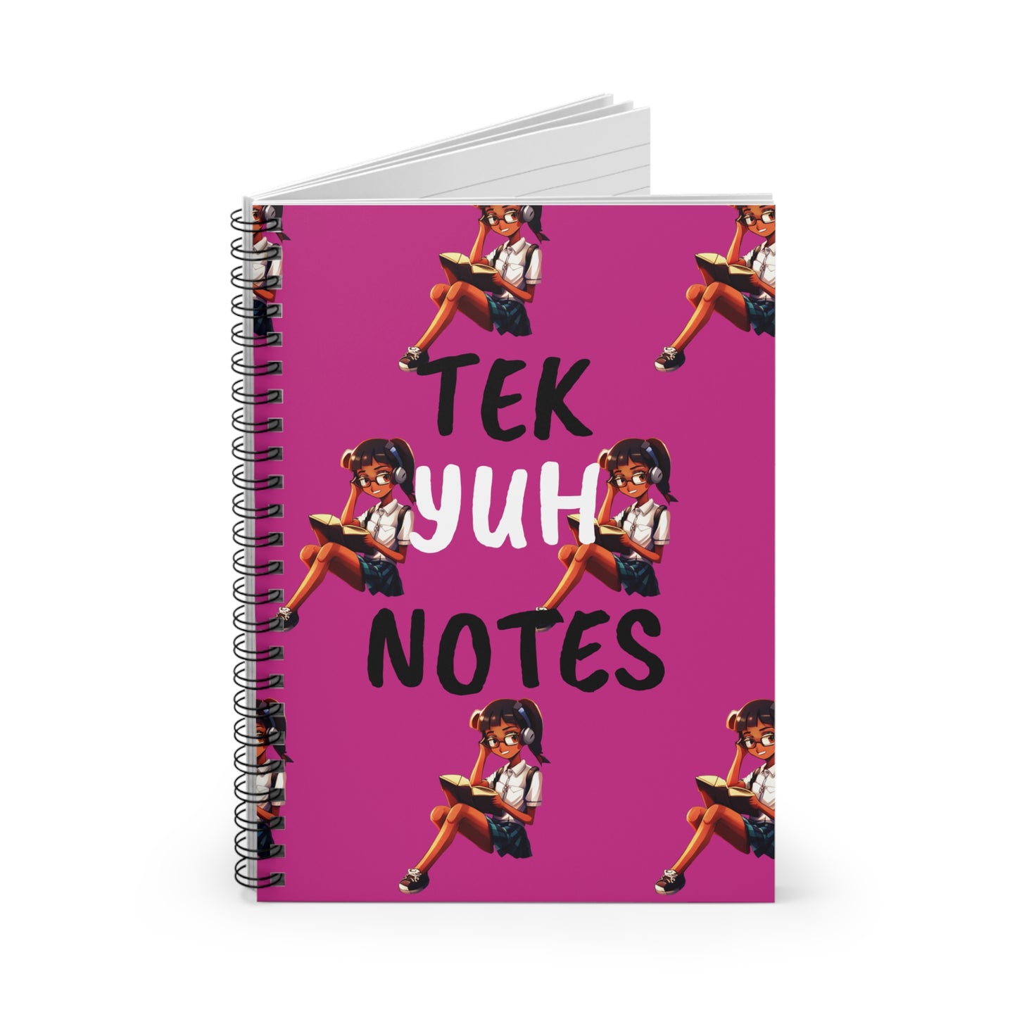 Pink Spiral Notebook - Ruled Line