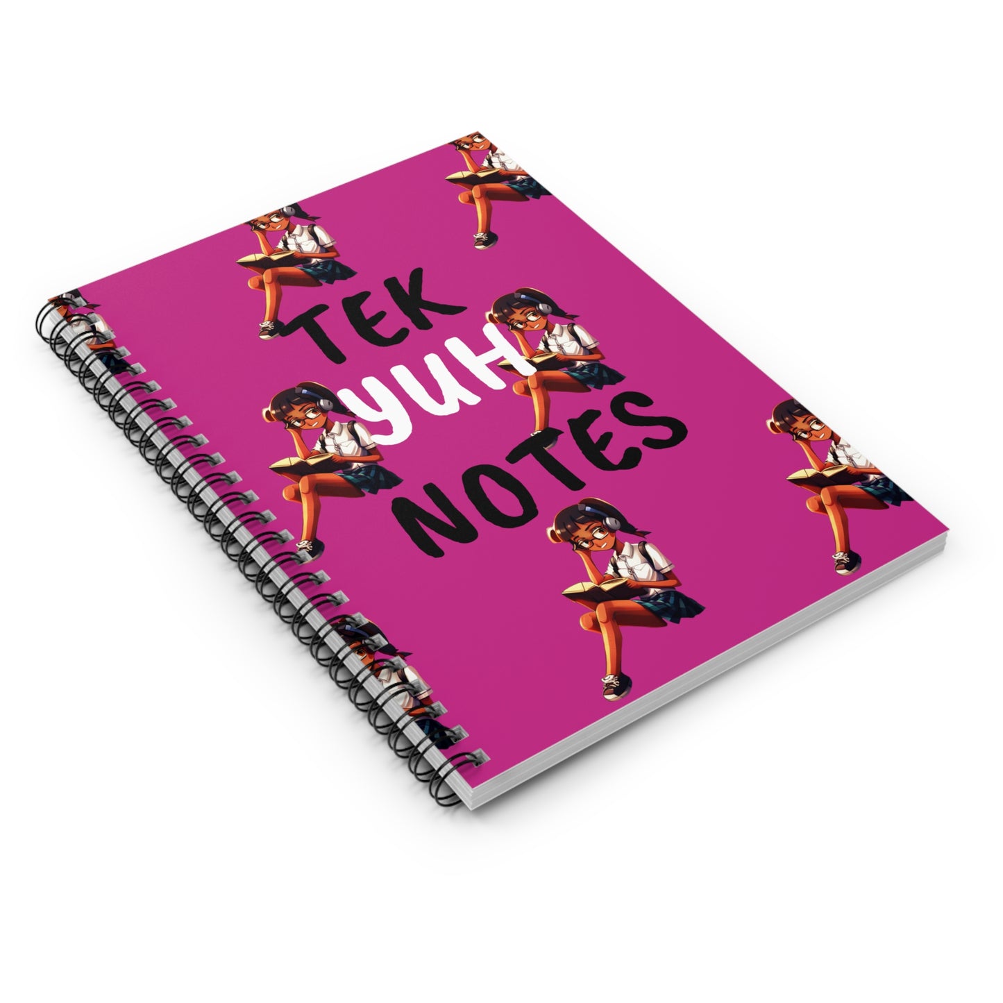 Pink Spiral Notebook - Ruled Line