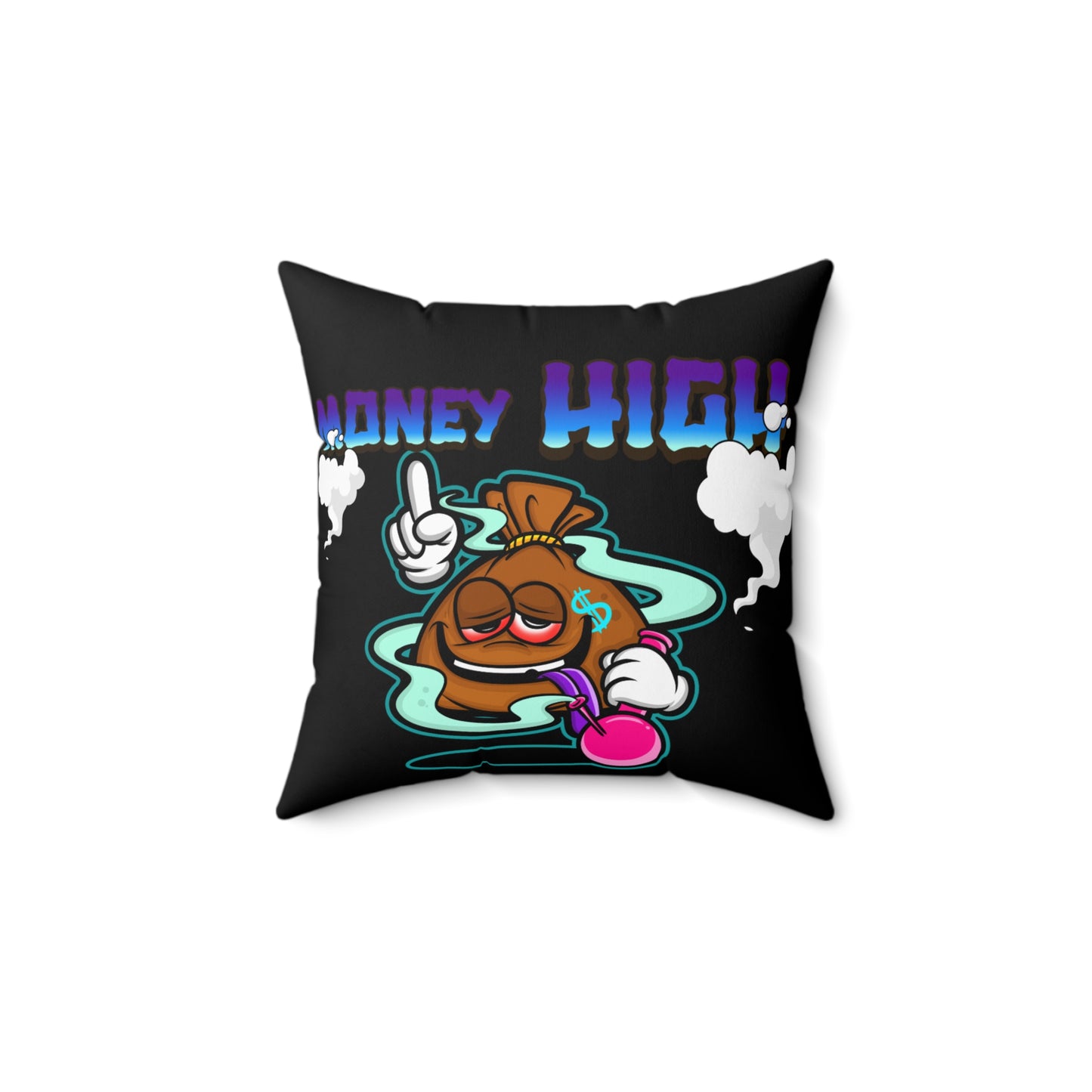 "Moneyhgh" Polyester Square Pillow