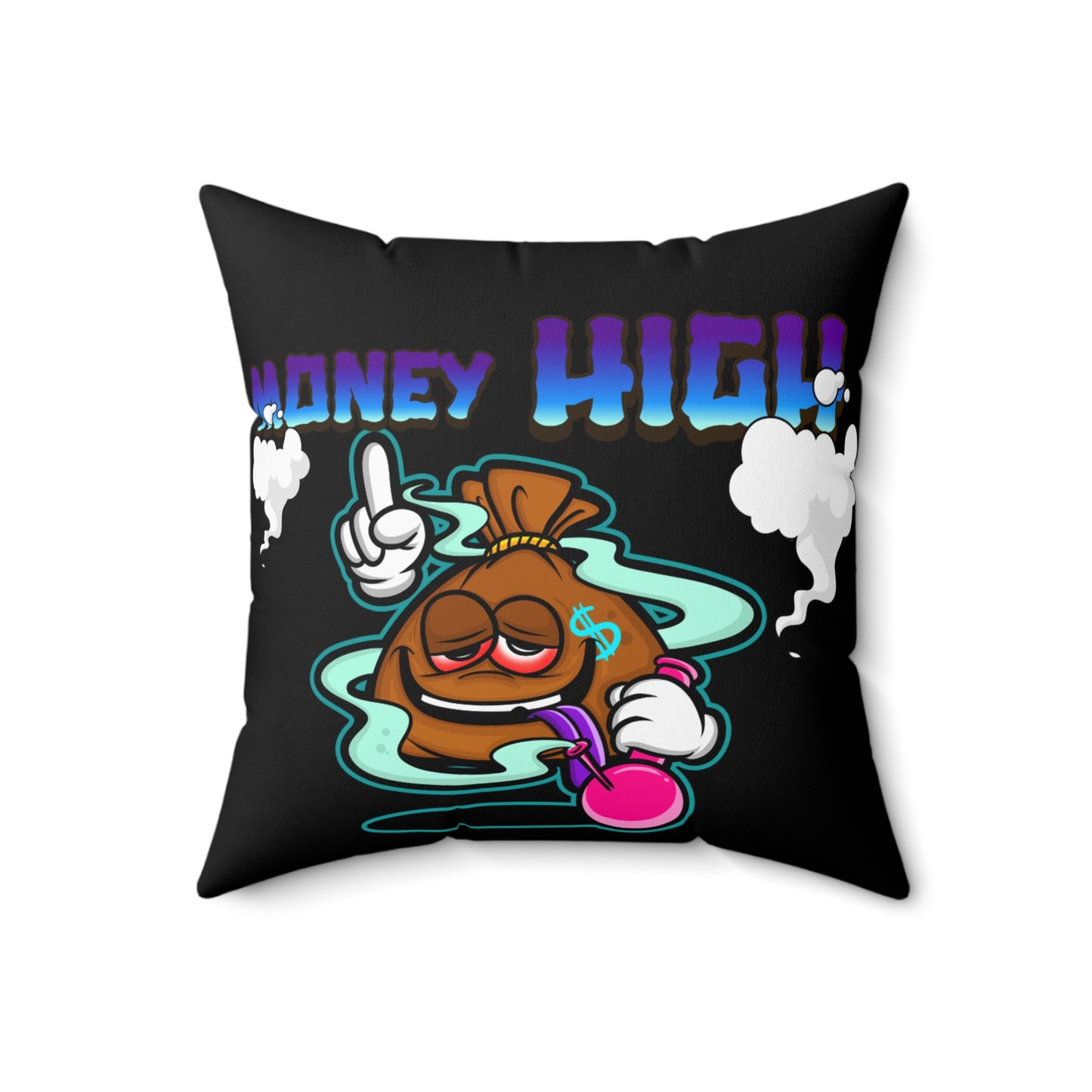 "Moneyhgh" Polyester Square Pillow